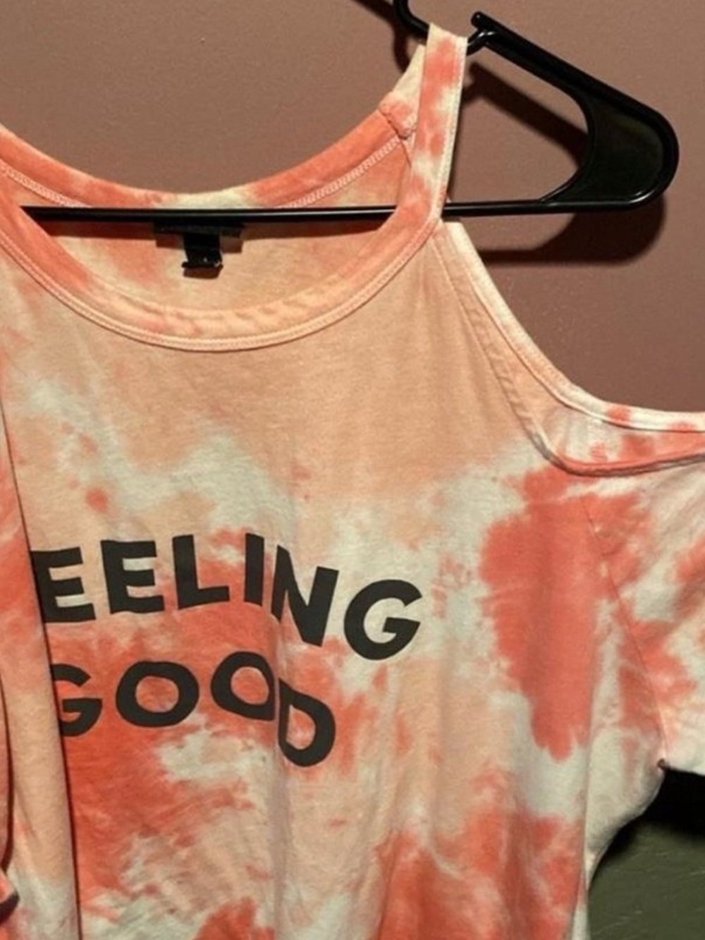 Torrid Feeling Good Cold Shoulder Tie Dye Tee - Picture 2 of 5
